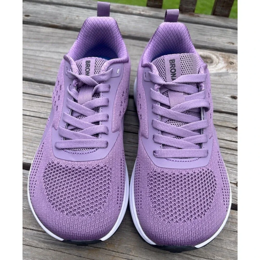 New! Bronax S71 Women's 38 US 7-7.5 Running Shoes Wide Toe Box - Purple